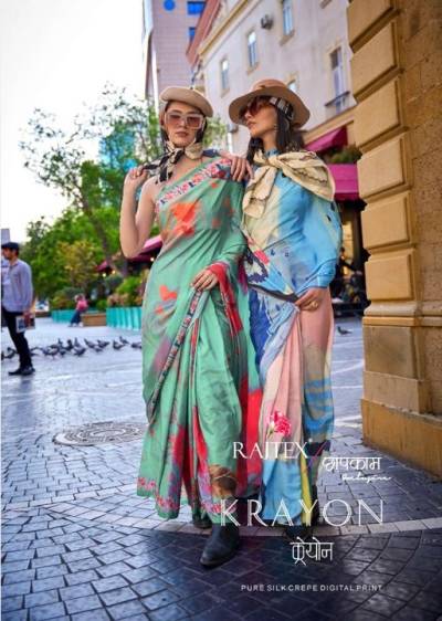 KRAYON BY RAJTEX PURE SILK SAREE MANUFACTURER IN INDIA